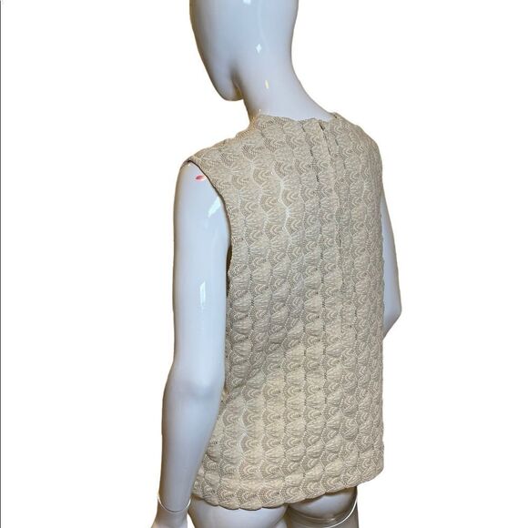 Vintage Lurex Metallic Gold Coordinated Sweater Set - Picture 7 of 15